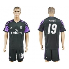 Real Madrid #19 Modric Sec Away Soccer Club Jersey