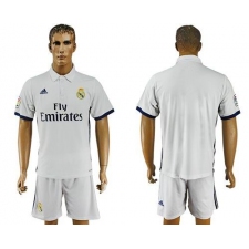 Real Madrid Blank White Home Soccer Club Jersey