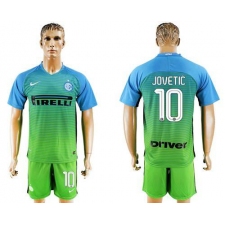 Inter Milan #10 Jovetic Sec Away Soccer Club Jersey