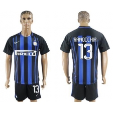 Inter Milan #13 Ranocchia Home Soccer Club Jersey