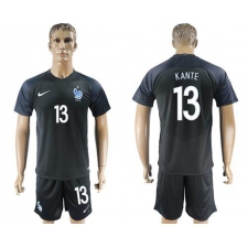 France #13 Kante Away Soccer Country Jersey
