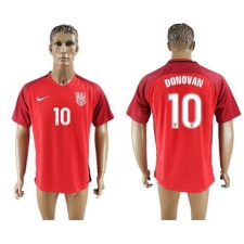 USA #10 Donovan Away Soccer Country Jersey