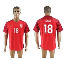 USA #18 Wood Away Soccer Country Jersey