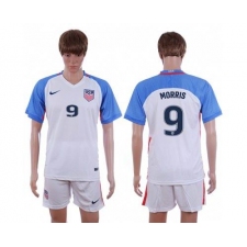 USA #9 Morris Home Soccer Country Jersey