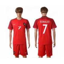 Portugal #7 Ronaldo Home Soccer Country Jersey