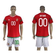 Hungary Personalized Home Soccer Country Jersey