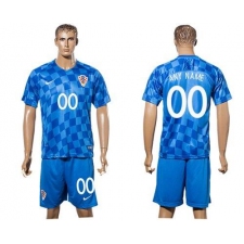 Croatia Personalized Away Soccer Country Jersey