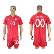 Chile Personalized Home Soccer Country Jersey