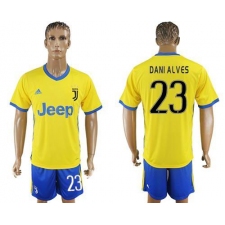 Juventus #23 Dani Alves Away Soccer Club Jersey