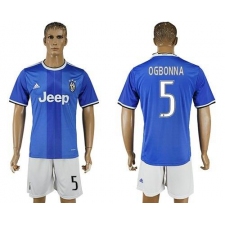Juventus #5 Ogbonna Away Soccer Club Jersey