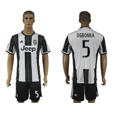 Juventus #5 Ogbonna Home Soccer Club Jersey