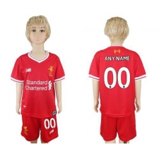 Liverpool Personalized Red Home Kid Soccer Club Jersey