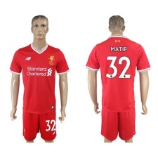 Liverpool #32 Matip Red Home Soccer Club Jersey