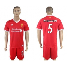 Liverpool #5 Wijnaldum Red Home Soccer Club Jersey