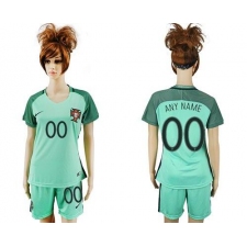 Women's Portugal Personalized Away Soccer Country Jersey