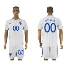 Finland Personalized Home Soccer Country Jersey