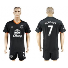 Everton #7 Mcgeady Away Soccer Club Jersey