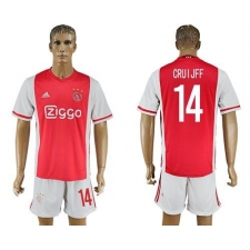 Ajax #14 Cruijff Home Soccer Club Jersey