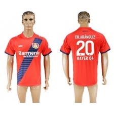 Bayer Leverkusen #20 Ch.Aranguiz Away Soccer Club Jersey