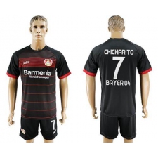 Bayer Leverkusen #7 Chicharito Home Soccer Club Jersey