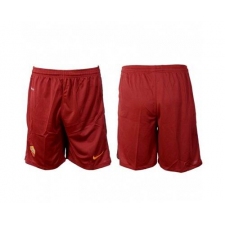 Roma Blank Red Home Soccer Shorts