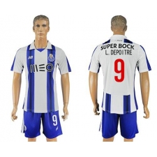 Oporto #9 L.Depoitre Home Soccer Club Jersey
