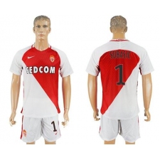 Monaco #1 Subasic Home Soccer Club Jersey