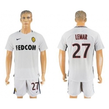 Monaco #27 Lemar Away Soccer Club Jersey