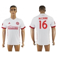 Atlanta United FC #16 Mccann Away Soccer Club Jersey