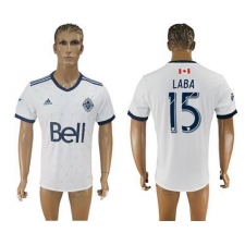 Vancouver Whitecaps FC #15 Laba Home Soccer Club Jersey