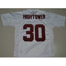 Crimson Tide #30 Donot Hightower White Embroidered NCAA Jersey