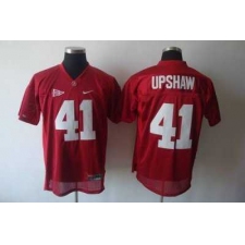 Crimson Tide #41 Courtney Upshaw Red Embroidered NCAA Jersey