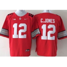 Youth Ohio State Buckeyes #12 Cardale Jones Red Stitched NCAA Jersey