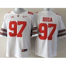 Youth Ohio State Buckeyes #97 Joey Bosa White Stitched NCAA Jersey