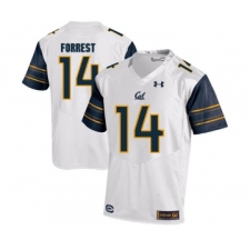 California Golden Bears 14 Chase Forrest White College Football Jersey