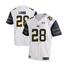 California Golden Bears 28 Patrick Laird White College Football Jersey