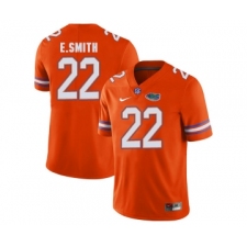 Florida Gators 22 E.Smith Orange College Football Jersey