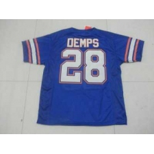Gators #28 Jeff Demps Blue Embroidered NCAA Jersey