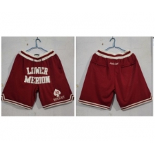 Lower Merion Aces 33 Kobe Bryant Red Just Don With Pocket High School Mesh Shorts