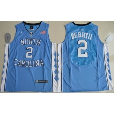 North Carolina #2 Joel Berry II Blue Basketball Stitched NCAA Jersey