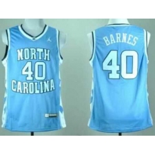 North Carolina #40 Harrison Barnes Blue Stitched NCAA Jersey