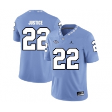 North Carolina Tar Heels 22 Charlie Justice Blue College Football Jersey
