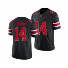 Men's Ohio State Buckeyes Ronnie Hickman Black Game College Football Jersey