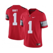 Ohio State Buckeyes 1 Bradley Roby Red 2018 Spring Game College Football Limited Jersey