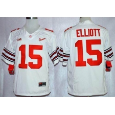 Ohio State Buckeyes #15 Ezekiel Elliott White Sugar Bowl Special Event Stitched NCAA Jersey