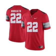 Ohio State Buckeyes 22 Les Horvath Red 2018 Spring Game College Football Limited Jersey