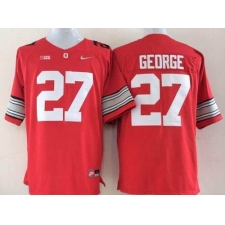 Ohio State Buckeyes #27 Eddie George Red Limited Stitched NCAA Jersey