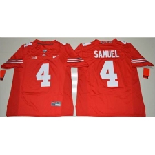 Ohio State Buckeyes #4 Curtis Samuel Red Stitched NCAA Jersey