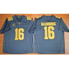 Tennessee Vols #16 Peyton Manning Grey 2015 Stitched NCAA Jersey