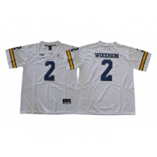 Michigan Wolverines 2 Charles Woodson White College Football Jersey